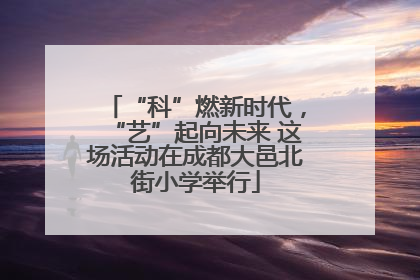 “科”燃新时代，“艺”起向未来 这场活动在成都大邑北街小学举行