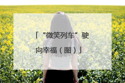 “微笑列车”驶向幸福（图）