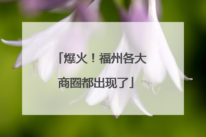 爆火！福州各大商圈都出现了