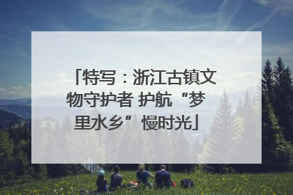 特写：浙江古镇文物守护者 护航“梦里水乡”慢时光