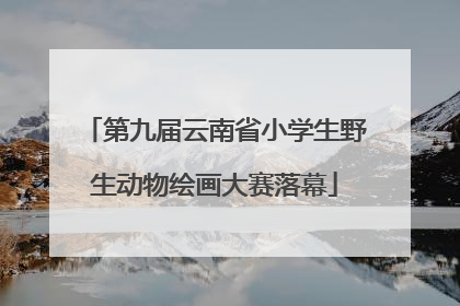 第九届云南省小学生野生动物绘画大赛落幕