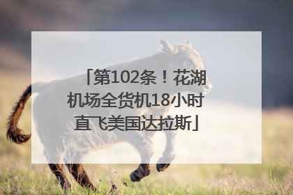 第102条！花湖机场全货机18小时直飞美国达拉斯