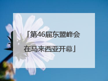 第46届东盟峰会在马来西亚开幕