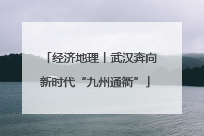 经济地理丨武汉奔向新时代“九州通衢”