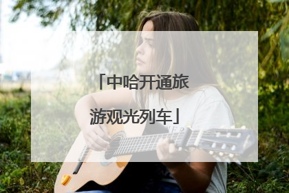 中哈开通旅游观光列车