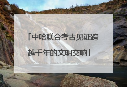中哈联合考古见证跨越千年的文明交响