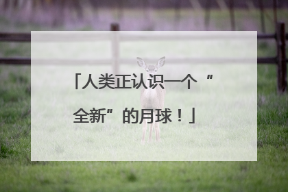人类正认识一个“全新”的月球！
