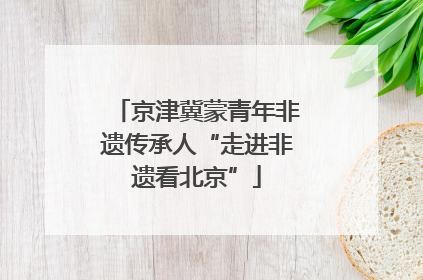 京津冀蒙青年非遗传承人“走进非遗看北京”