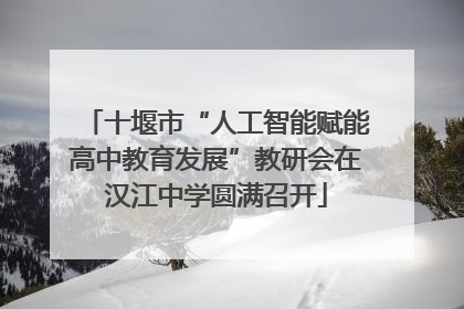 十堰市“人工智能赋能高中教育发展”教研会在汉江中学圆满召开