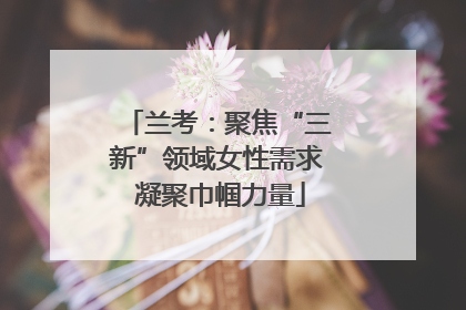 兰考：聚焦“三新”领域女性需求 凝聚巾帼力量