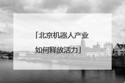 北京机器人产业如何释放活力