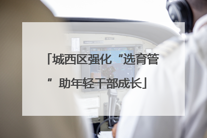 城西区强化“选育管”助年轻干部成长