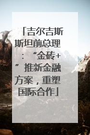 吉尔吉斯斯坦前总理：“金砖+”推新金融方案，重塑国际合作