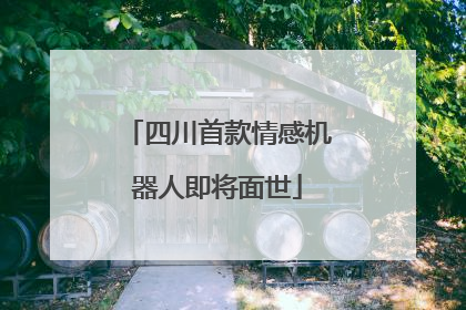 四川首款情感机器人即将面世