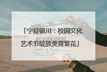 宁夏银川：校园文化艺术节绽放美育繁花