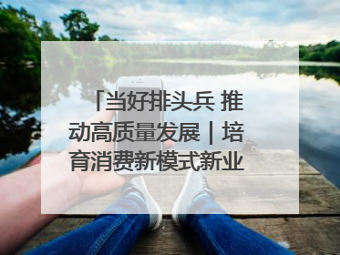 当好排头兵 推动高质量发展｜培育消费新模式新业态 释放经济增长新动能