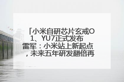 小米自研芯片玄戒O1、YU7正式发布 雷军：小米站上新起点，未来五年研发翻倍再投2000亿元