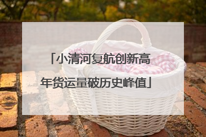 小清河复航创新高 年货运量破历史峰值