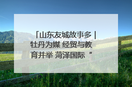 山东友城故事多｜牡丹为媒 经贸与教育并举 菏泽国际“朋友圈”扩容升级
