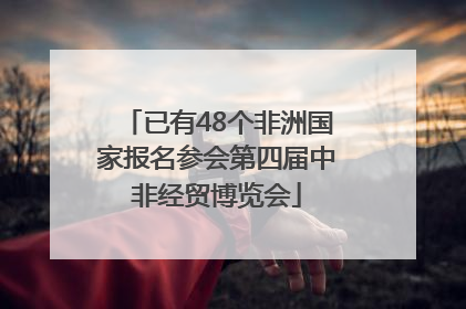 已有48个非洲国家报名参会第四届中非经贸博览会