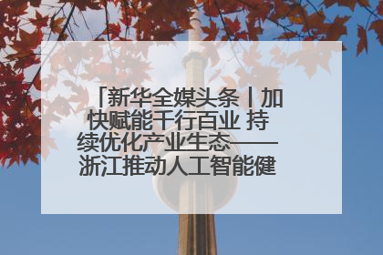 新华全媒头条丨加快赋能千行百业 持续优化产业生态——浙江推动人工智能健康有序发展观察