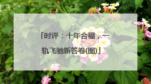 时评：十年合福，一轨飞驰新答卷(图)