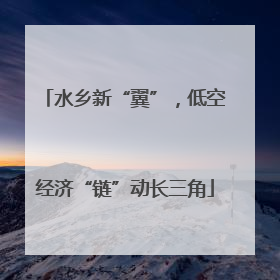 水乡新“翼”，低空经济“链”动长三角