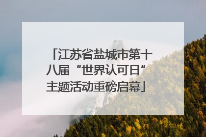 江苏省盐城市第十八届“世界认可日”主题活动重磅启幕