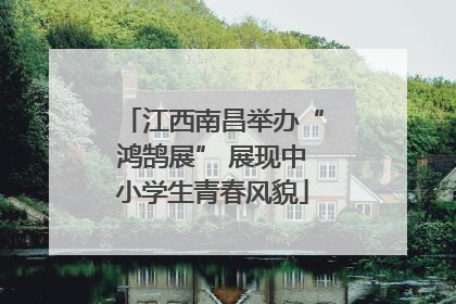 江西南昌举办“鸿鹄展” 展现中小学生青春风貌