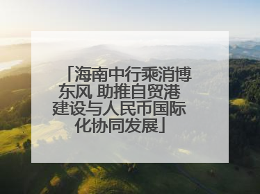 海南中行乘消博东风 助推自贸港建设与人民币国际化协同发展
