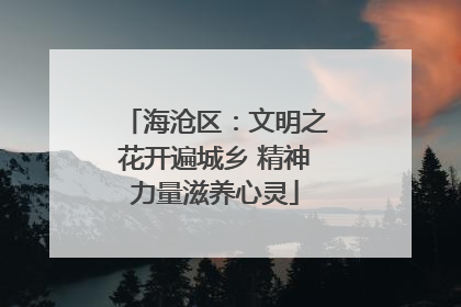 海沧区：文明之花开遍城乡 精神力量滋养心灵