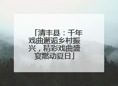 清丰县：千年戏曲邂逅乡村振兴，精彩戏曲盛宴燃动夏日