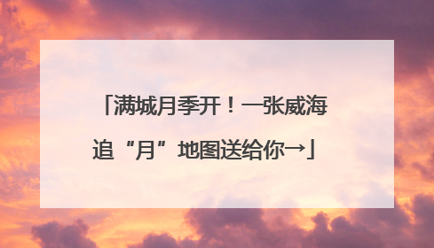 满城月季开！一张威海追“月”地图送给你→