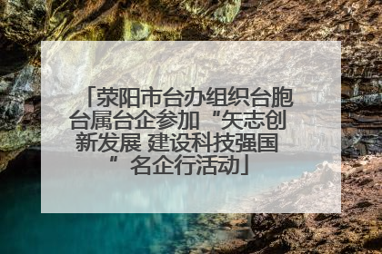 荥阳市台办组织台胞台属台企参加“矢志创新发展 建设科技强国”名企行活动