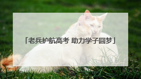老兵护航高考 助力学子圆梦