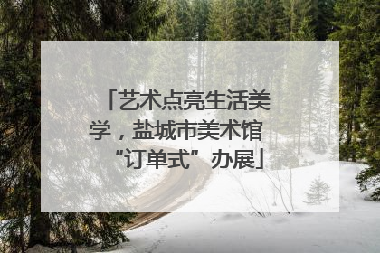 艺术点亮生活美学，盐城市美术馆“订单式”办展