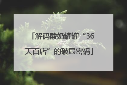 解码酸奶罐罐“36天百店”的破局密码