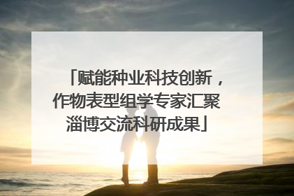 赋能种业科技创新，作物表型组学专家汇聚淄博交流科研成果