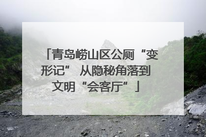 青岛崂山区公厕“变形记” 从隐秘角落到文明“会客厅”
