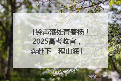 铃声落处青春扬！2025高考收官，奔赴下一程山海
