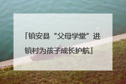 镇安县“父母学堂”进镇村为孩子成长护航
