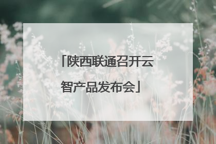 陕西联通召开云智产品发布会