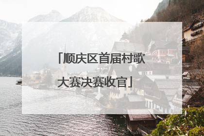 顺庆区首届村歌大赛决赛收官