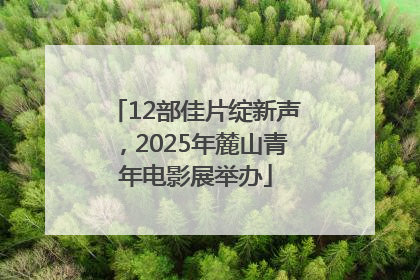 12部佳片绽新声，2025年麓山青年电影展举办