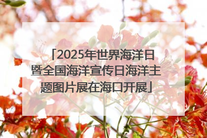 2025年世界海洋日暨全国海洋宣传日海洋主题图片展在海口开展