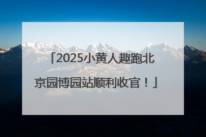 2025小黄人趣跑北京园博园站顺利收官！