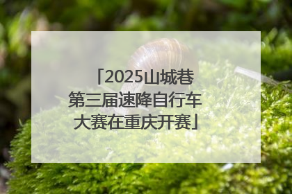 2025山城巷第三届速降自行车大赛在重庆开赛