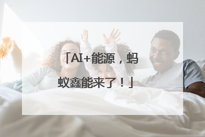 AI+能源，蚂蚁鑫能来了！