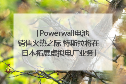 Powerwall电池销售火热之际 特斯拉将在日本拓展虚拟电厂业务
